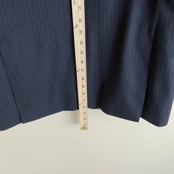 Chaps Pinstripe Wool Blazer Size 42R - Picture 8 of 13
